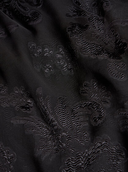 FIL COUPÉ CHIFFON MIDI DRESS
