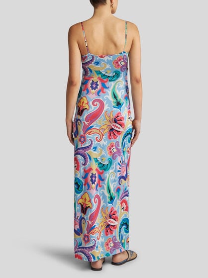 LONG DRESS WITH FLORAL PRINT
