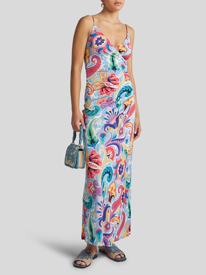 LONG DRESS WITH FLORAL PRINT