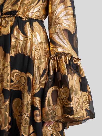 LONG FIL COUPÉ DRESS