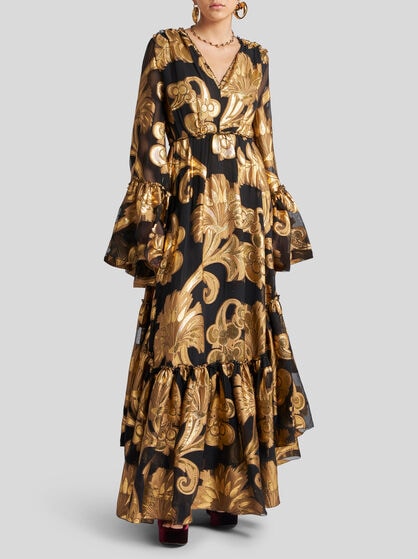 LONG FIL COUPÉ DRESS