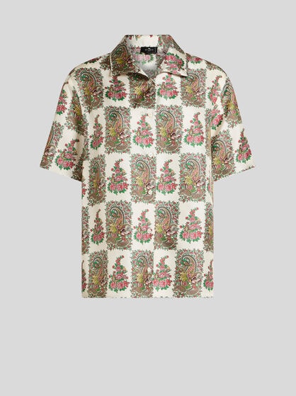 FLORAL BOWLING SHIRT