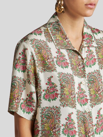 FLORAL BOWLING SHIRT