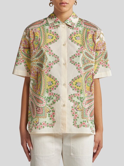 FLORAL BOWLING SHIRT