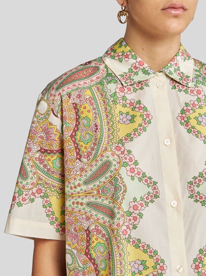 FLORAL BOWLING SHIRT