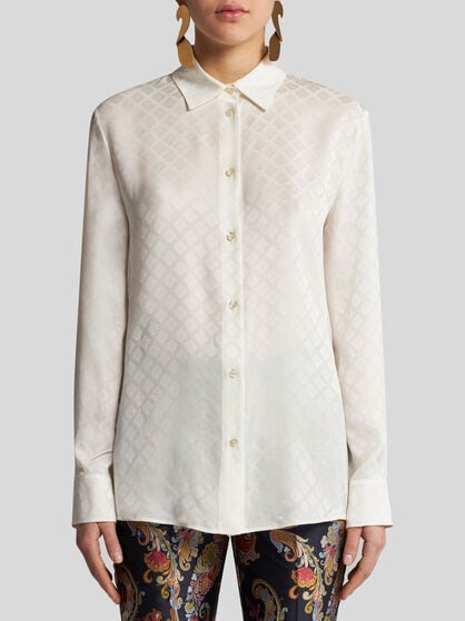 SILK JACQUARD SHIRT