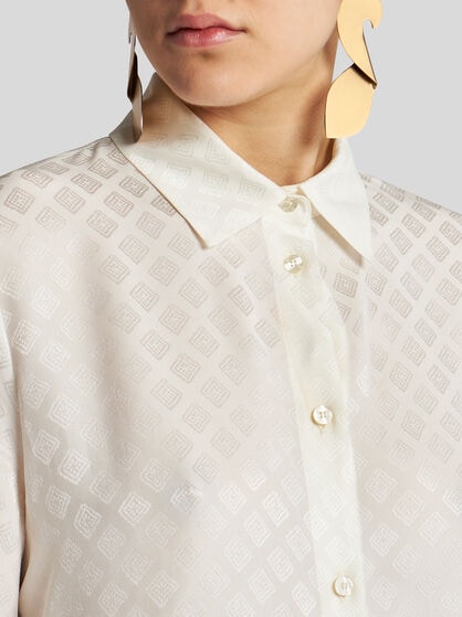 SILK JACQUARD SHIRT