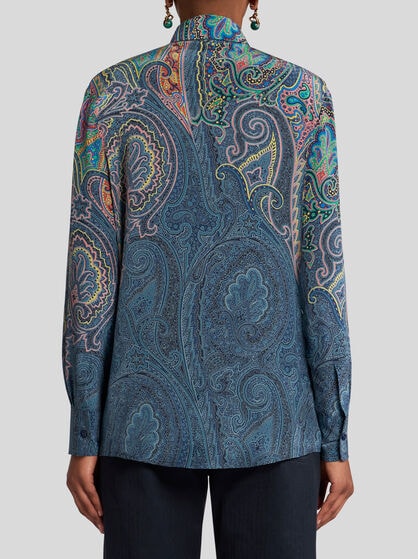 PAISLEY SILK SHIRT