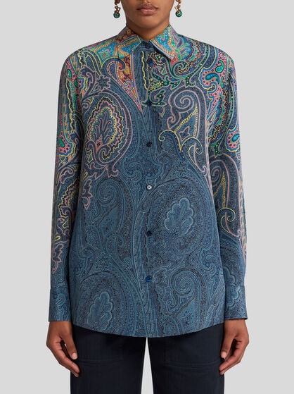 PAISLEY SILK SHIRT