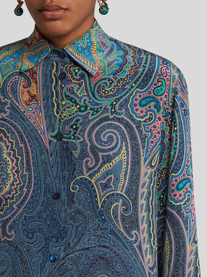 PAISLEY SILK SHIRT