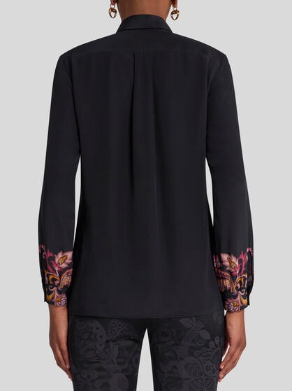 PRINTED SILK SHIRT