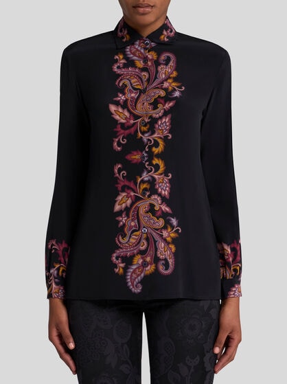 PRINTED SILK SHIRT