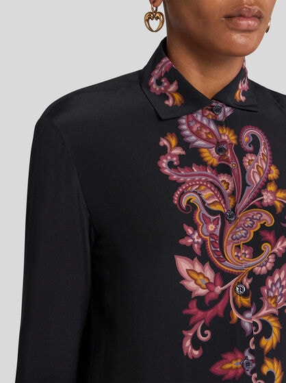 PRINTED SILK SHIRT