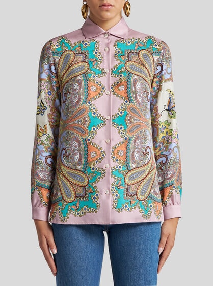 PAISLEY SILK SHIRT