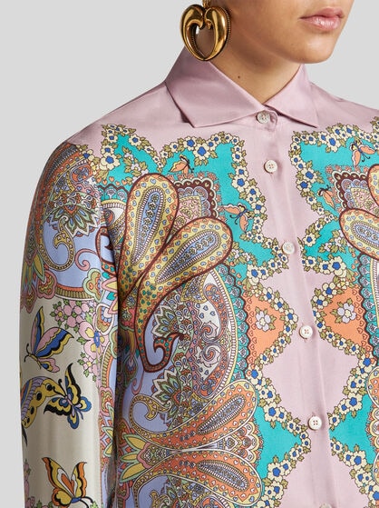 PAISLEY SILK SHIRT