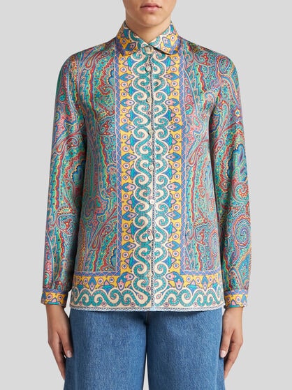 MULTICOLOURED PAISLEY SHIRT