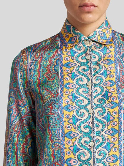 MULTICOLOURED PAISLEY SHIRT