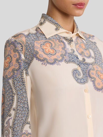 YEAR OF SNAKE SILK SHIRT