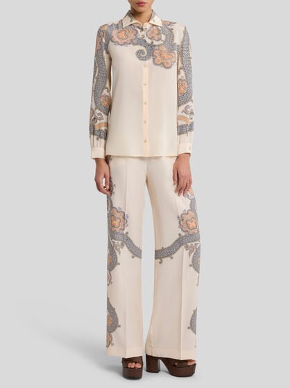 YEAR OF SNAKE SILK SHIRT