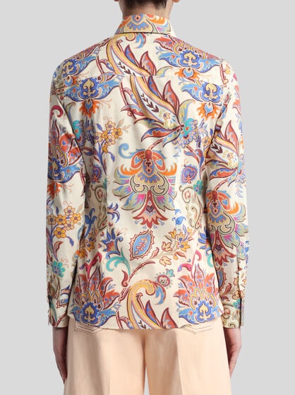 PRINTED POPLIN SHIRT