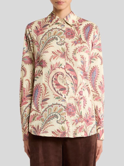 PRINTED POPLIN SHIRT