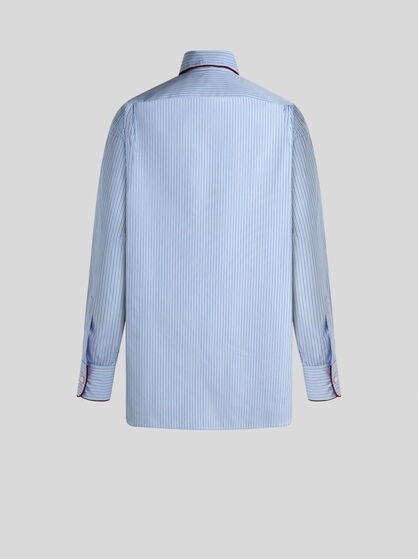 STRIPED POPLIN SHIRT
