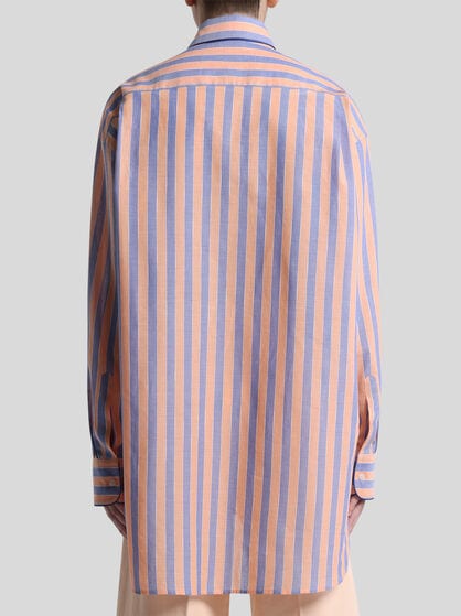 STRIPED MUSLIN SHIRT