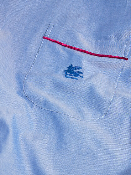 OXFORD SHIRT WITH PEGASO DETAIL