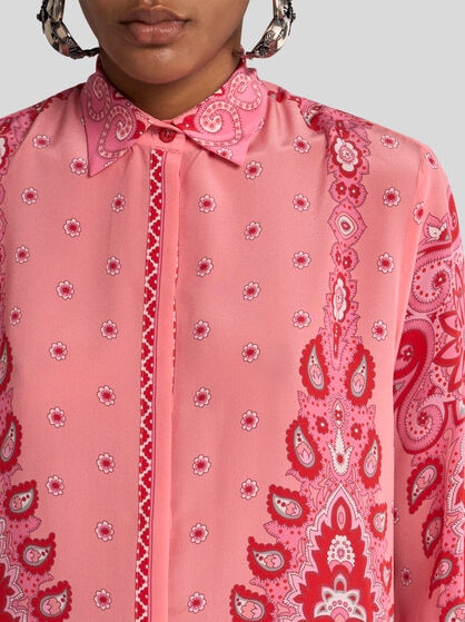 FLORAL, MEDALLION AND PAISLEY SHIRT