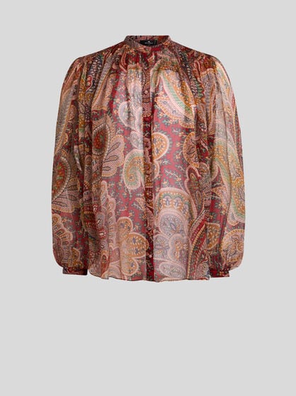 PRINTED SILK SHIRT