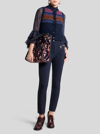 FIL COUPÉ GEORGETTE SHIRT