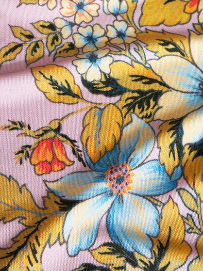 부케 프린트 티셔츠