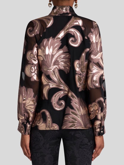 FIL COUPÉ JACQUARD TOP