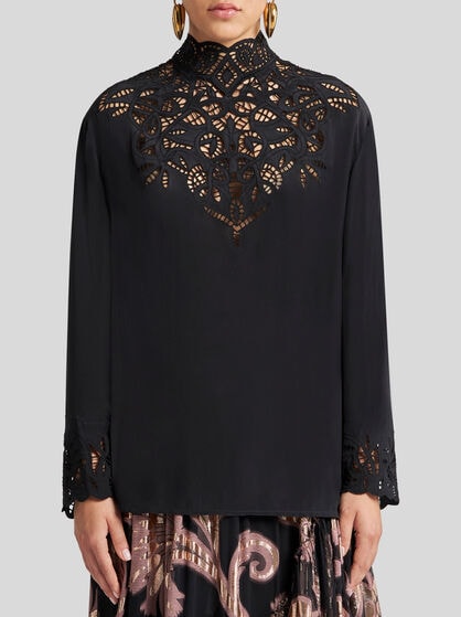 CREPE DE CHINE TOP