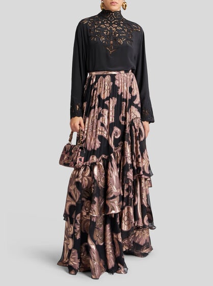 CREPE DE CHINE TOP