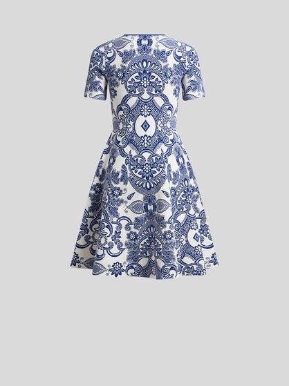 MINI KNIT JACQUARD DRESS
