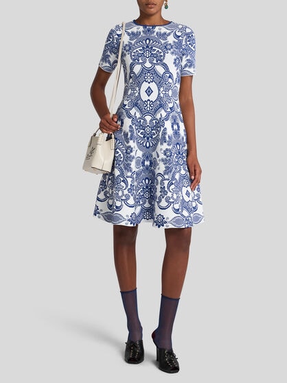 MINI KNIT JACQUARD DRESS