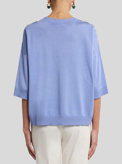KNIT T-SHIRT WITH PRINT