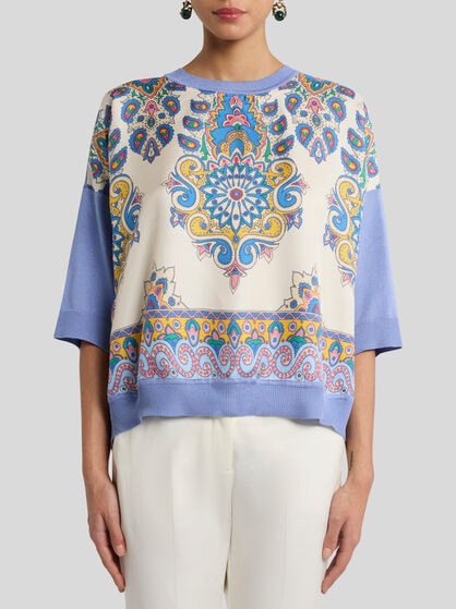 KNIT T-SHIRT WITH PRINT