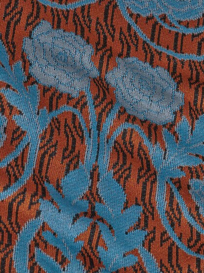 KNIT JACQUARD CARDIGAN