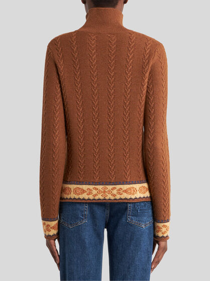WOOL- AND CASHMERE-BLEND SWEATER