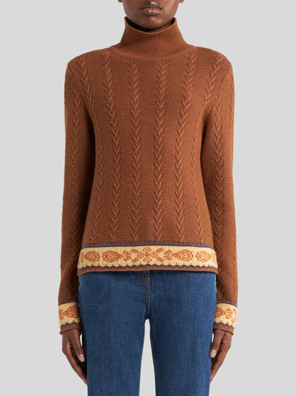 WOOL- AND CASHMERE-BLEND SWEATER