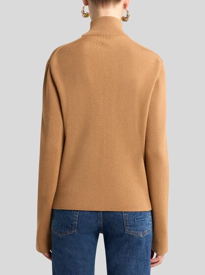 RIBBED WOOL SWEATER