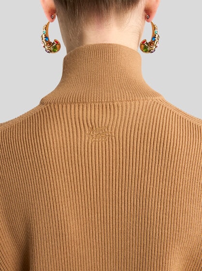 RIBBED WOOL SWEATER