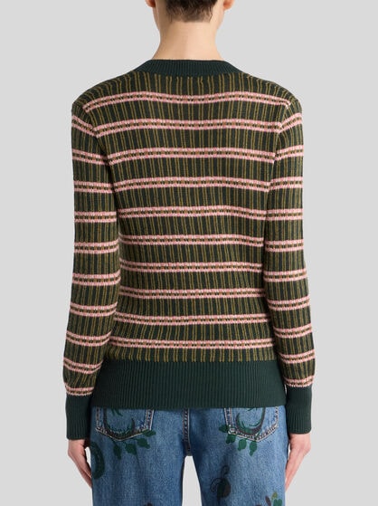 WOOL-BLEND JACQUARD SWEATER