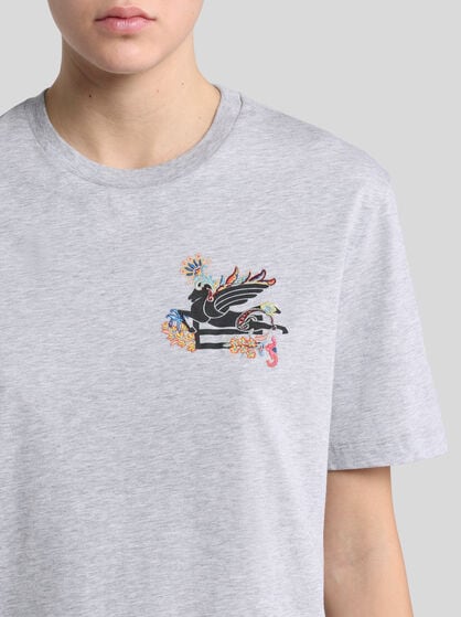 COTTON T-SHIRT WITH PEGASO