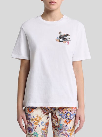 COTTON T-SHIRT WITH PEGASO