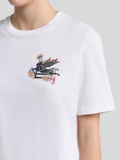 COTTON T-SHIRT WITH PEGASO
