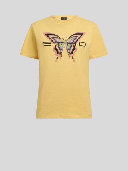 T-SHIRT WITH LOGO AND PRINT