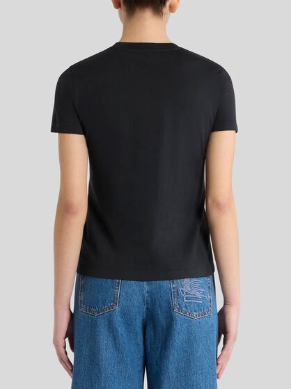 JERSEY T-SHIRT WITH FLOWER PRINT